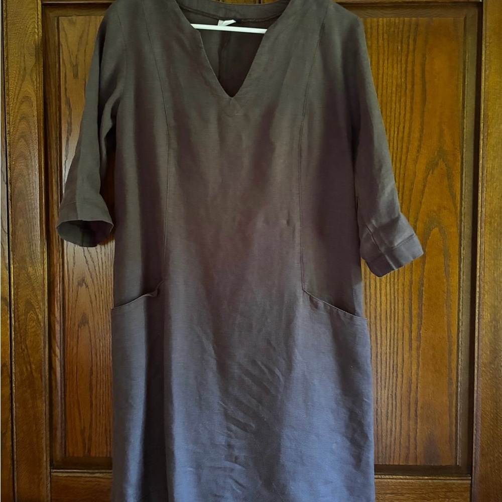 Bespoke pure linen shift